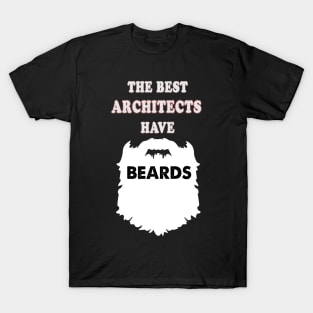 beards engineer bearded Architecture T-Shirt